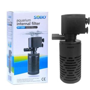 Aquarium Internal Filter WP-1200 F Corner (Mechanical Filtration for Salt Water and Fresh)